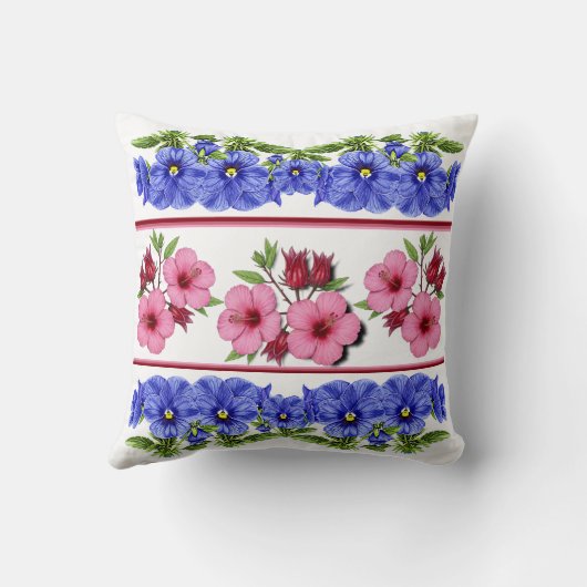 Flores de vinagreira hibisco e amar-perfeitos kussen (Achterkant)