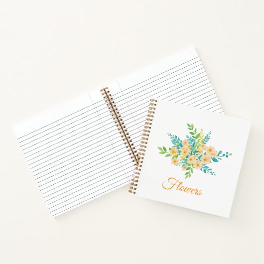 "Flores del campo" Notitieboek (Binnen)