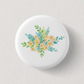 "Flores del campo" Ronde Button 3,2 Cm (Voorkant)