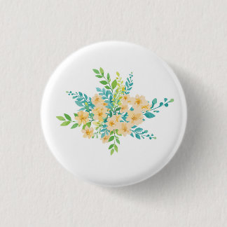 "Flores del campo" Ronde Button 3,2 Cm