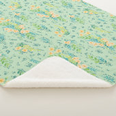 "Flores del campo" Sherpa Deken (3/4)