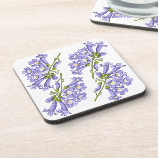 Flores do Brasil jacaranda Bier Onderzetter (Linkerzijde)