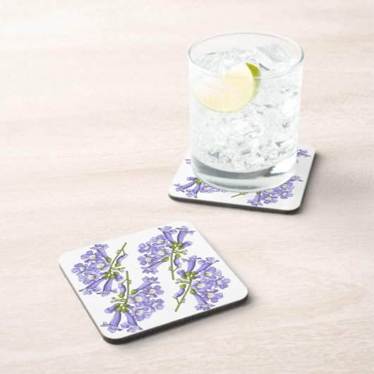 Flores do Brasil jacaranda Bier Onderzetter (Rechterzijde)