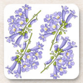 Flores do Brasil jacaranda Bier Onderzetter (Voorkant)