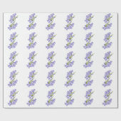 Flores do Brasil jacaranda Cadeaupapier (Vlak)