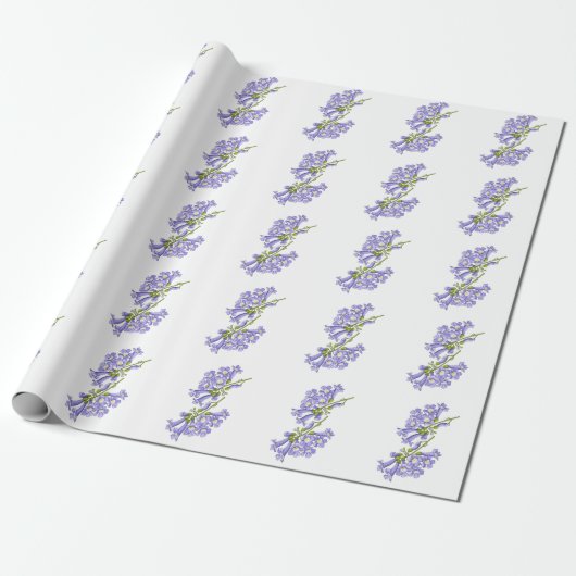 Flores do Brasil jacaranda Cadeaupapier (Uitgerold)