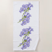 Flores do Brasil jacaranda Strandlaken (Voorkant)