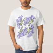 Flores do Brasil jacaranda T-shirt (Voorkant)
