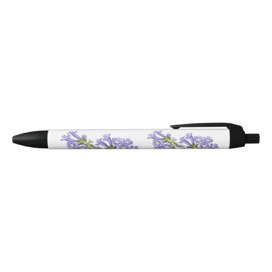Flores do Brasil jacaranda Zwarte Inkt Pen (Bovenkant)