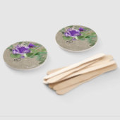 Flores elegantes  violeta handwaaier (Niet-gemonteerd)