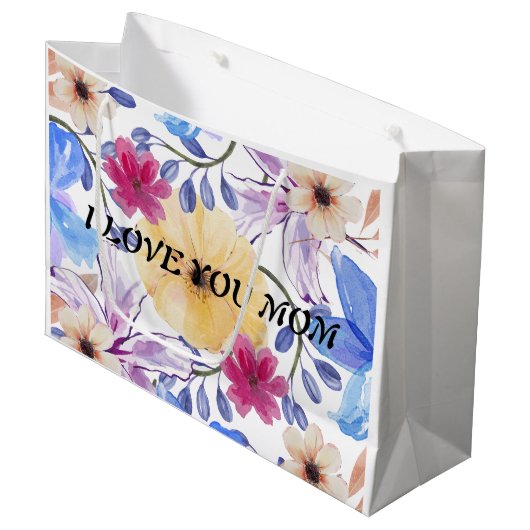FLORES EN ACUARELA GROOT CADEAUZAKJE (Voorkant Gekanteld)