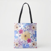 Flores en acuarela tote bag (Voorkant)