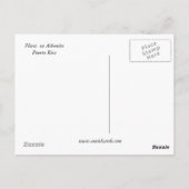 Flores en Aibonito Briefkaart (Achterkant)