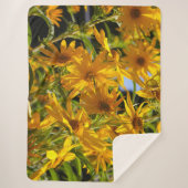 Flores en mi hierbas bloemen in mijn onkruid sherpa deken (Voorkant)