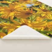 Flores en mi hierbas bloemen in mijn onkruid sherpa deken (3/4)