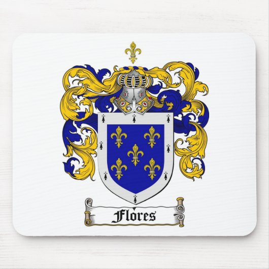 FLORES FAMILY CREST - FLORES COAT OF ARMS MUISMAT (Voorkant)