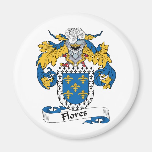Flores Family Crest Magneet (Voorkant)