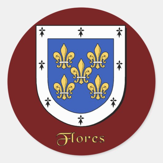 Flores Family Shield Stickers (Voorkant)