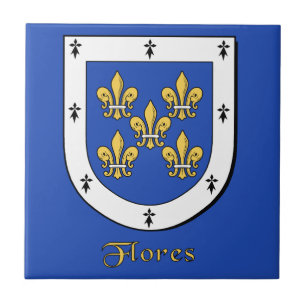 Flores Family Shield Tegeltje