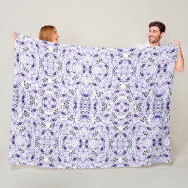 Flores Flutuantes Fleece Deken
