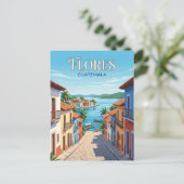 Flores Guatemala Briefkaart (Staand voorkant)