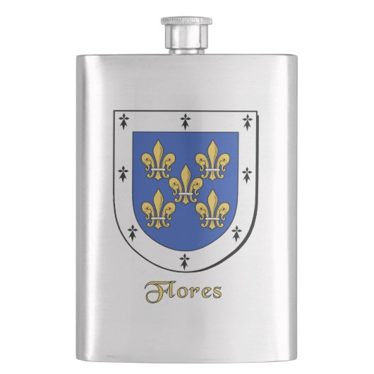 Flores Heraldic Shield Flacon (Voorkant)