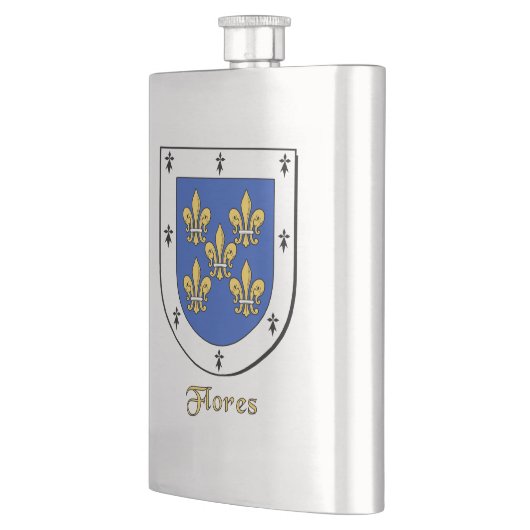 Flores Heraldic Shield Flacon (Links)