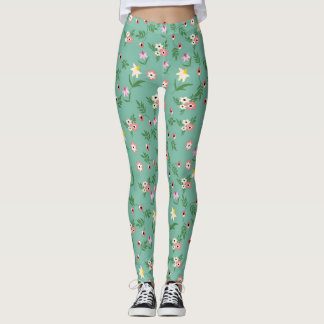 Flores leggings