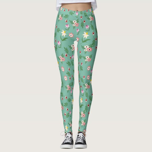 Flores  leggings (Voorkant)