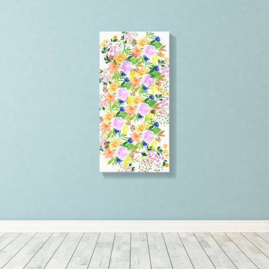 Flores Lilás Canvas Afdruk (Insitu (Houten vloer))