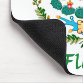 Flores Mexican National Seal Muismat (Hoek)