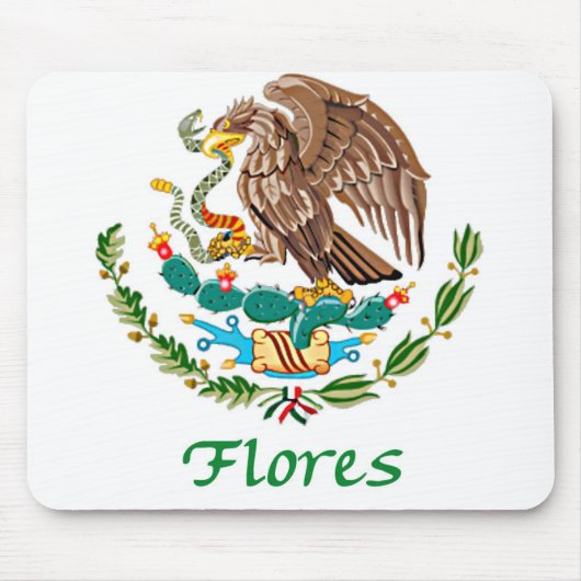 Flores Mexican National Seal Muismat (Voorkant)