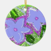 flores moradas keramisch ornament (Voorkant)