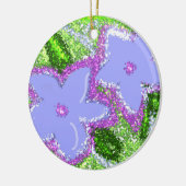 flores moradas keramisch ornament (Links)
