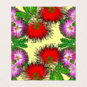 Flores nativas do Brasil Visitekaartje (Buitenkant ongevouwen)