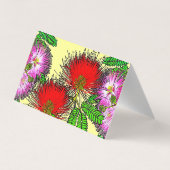 Flores nativas do Brasil Visitekaartje (Achterkant)