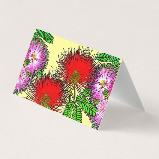 Flores nativas do Brasil Visitekaartje (Achterkant)