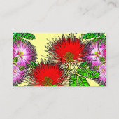 Flores nativas do Brasil Visitekaartje (Achterkant)