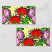 Flores nativas do Brasil Visitekaartje (Voorkant / Achterkant)