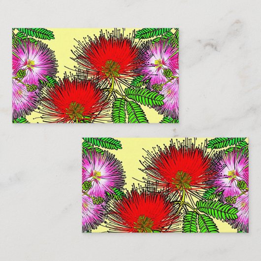 Flores nativas do Brasil Visitekaartje (Voorkant / Achterkant)