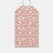 Flores ocres tags cadeaulabel (Achterkant)