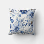 Flores paisibles : L'art floral Abstrait apaisant Kussen (Achterkant)