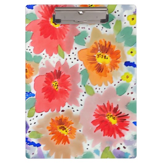 Flores rojas klembord (Voorkant)