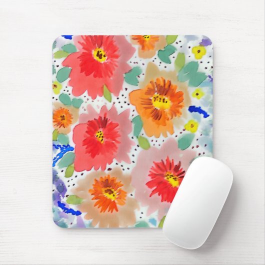 Flores rojas muismat (Met muis)