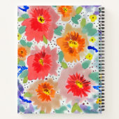 Flores rojas notitieboek (Achterkant)