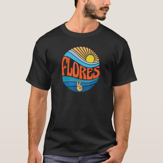 Flores Shirt Sunset Flores Groovy Tie Dye (Voorkant)