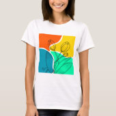 flores tulipas t-shirt (Voorkant)