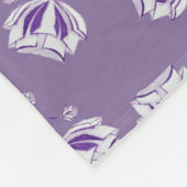 Flores Violeta Fleece Deken (Hoek)