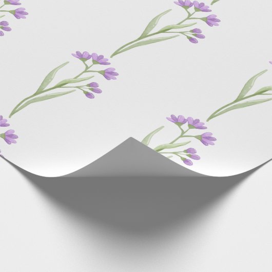 flores violetas delicadas cadeaupapier (Hoek)