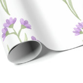 flores violetas delicadas cadeaupapier (Rol Hoek)